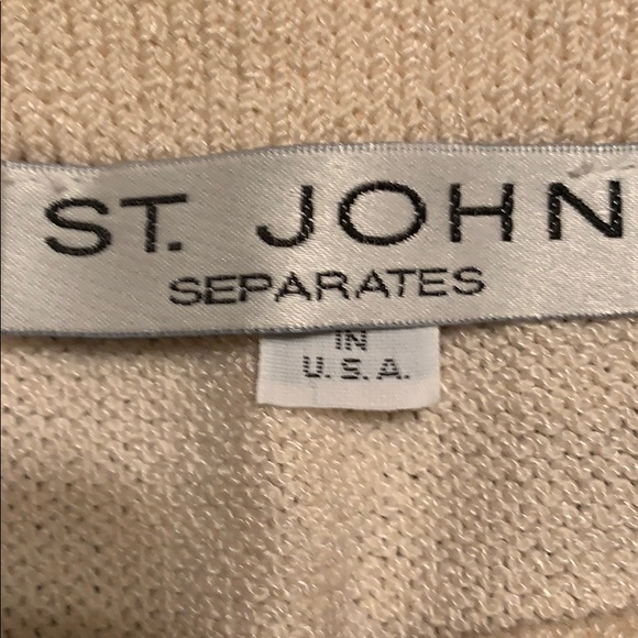 NEW ST. JOHN SEPARATES  SZ 12.  IVORY - Picture 6 of 8